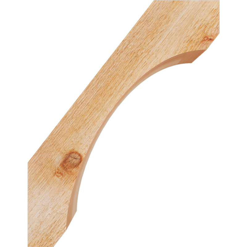 Attelle de genou Legacy, Cèdre rouge de l'Ouest, H 18 po x l 4 po x P 14 po