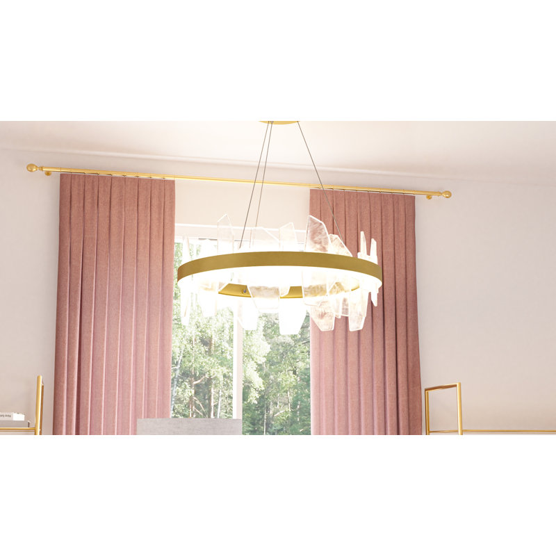 Aurelia Integrated LED Soft Chandelier, Gold
