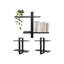 40cm W Solid Wood Wall Mounted Shelving Unit