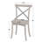 Cramlington Wood and Steel X-Back Side Chair-1308949528