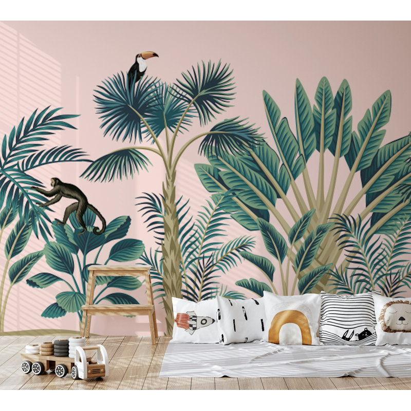 Papier peint amovible Botanic Plants, L 48,96 po x l 75 po