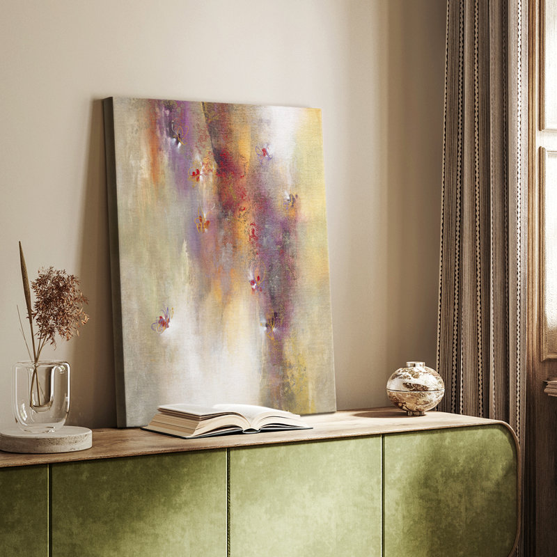 Été écarlate - galerie Cavas sur mesure, H 18 po x l 12 po