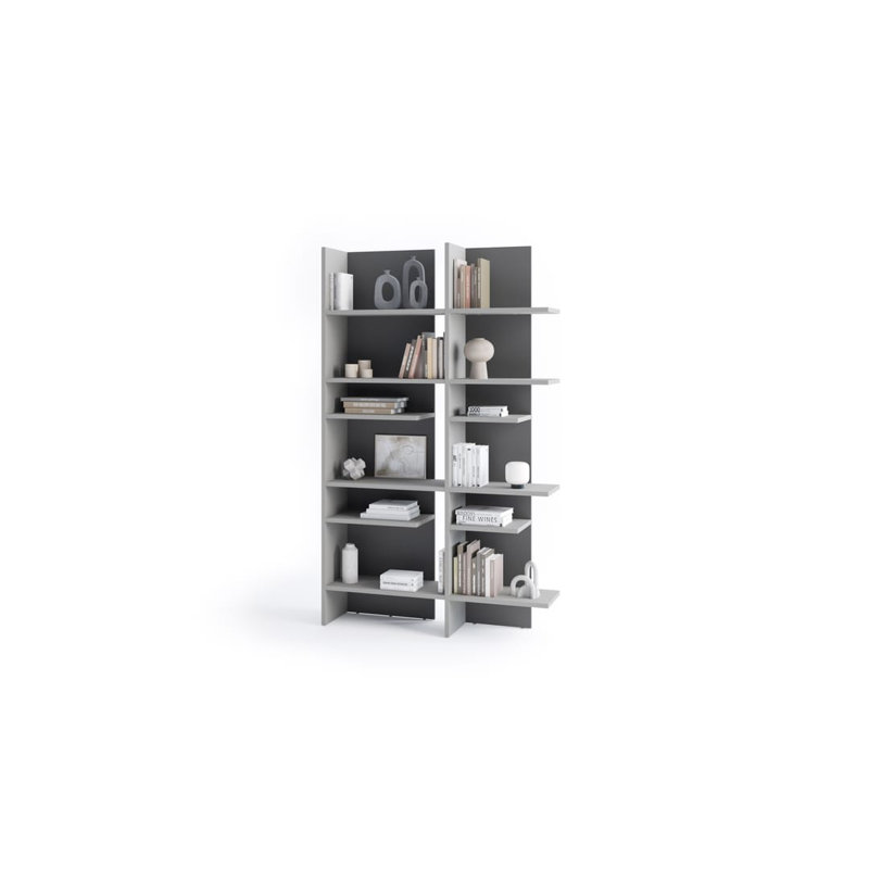 Princilla 197cm H x 119cm W Standard Bookcase