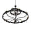 Byzantine 12 - Light Dimmable Wagon Wheel Chandelier