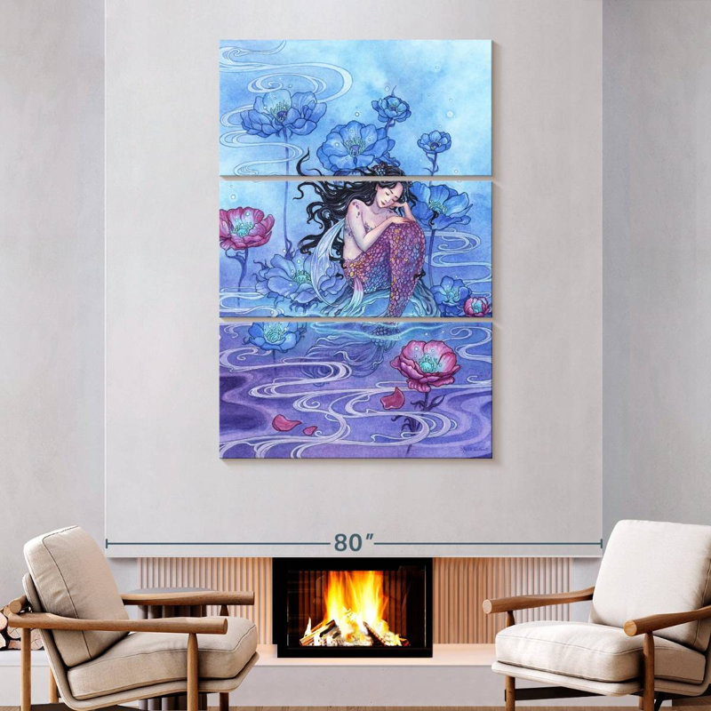 Kelan Luminous Depths, 74" H x 48" W