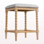 Tabourets de comptoir 26 po, ensemble de 2 avec siège rembourré, structure en bois d'acacia massif, siège rembourré en mousse, conception aérée pour îlot de cuisine et bar, naturel-1222452503
