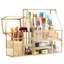 Ensemble de rangement en verre empilable - Conception trapézoïdale élégante pour bijoux, soins de la peau et plus-104701682