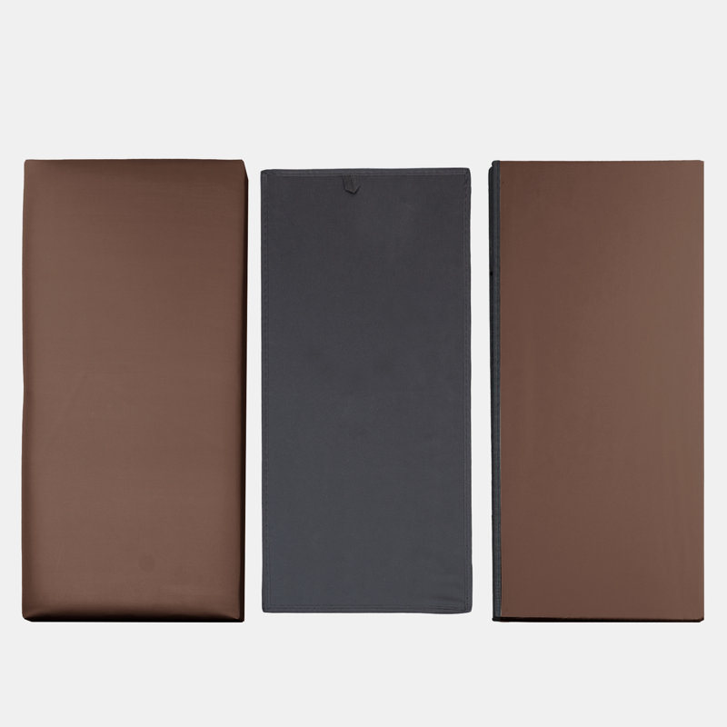 38 FOLDABLE LARGE STORAGE BOX, 38cm H x 80cm W x 7cm D, Brown