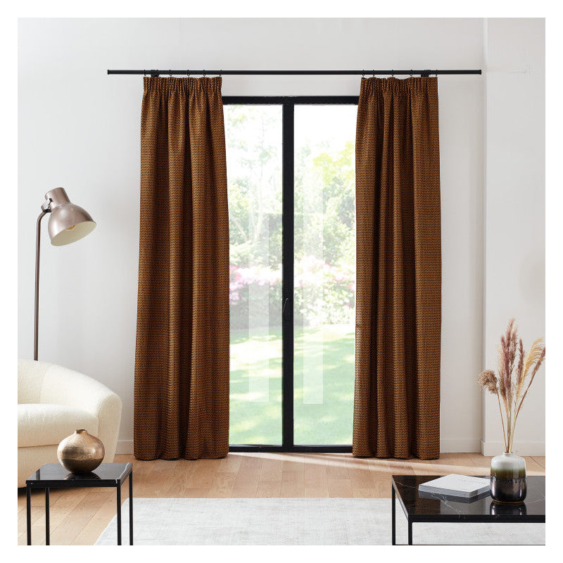 Octave Blackout Curtain Single Panel, Width 134 x Drop 350cm