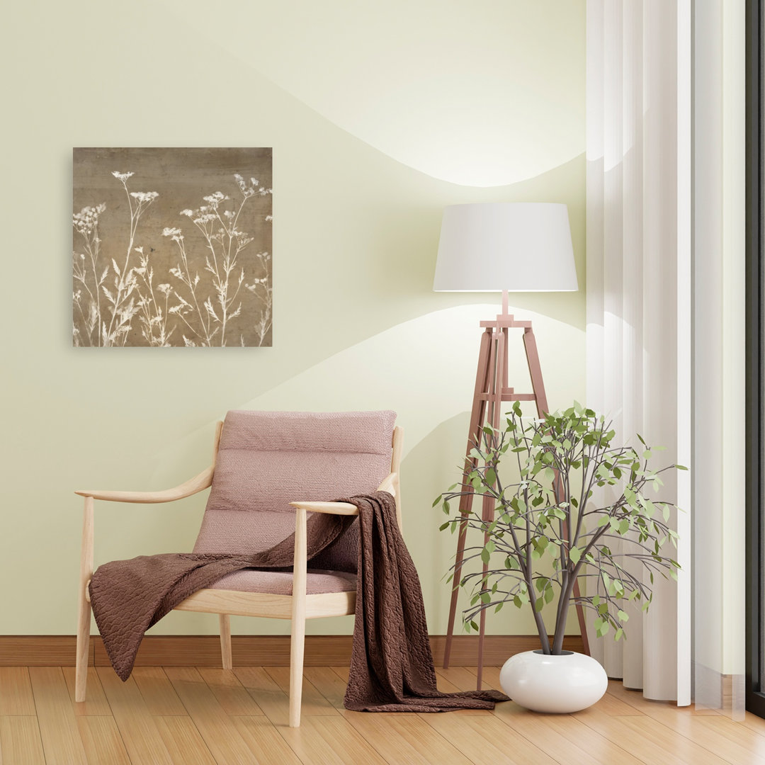 Modern Neutral Contemporary Delicate Elegant Nature Plant Wall Art Print