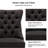 Jesly Tufted Linen Dining Chair (set of 2）-1390016855