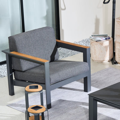MIMO Aluminum Patio Sofa with Cushion