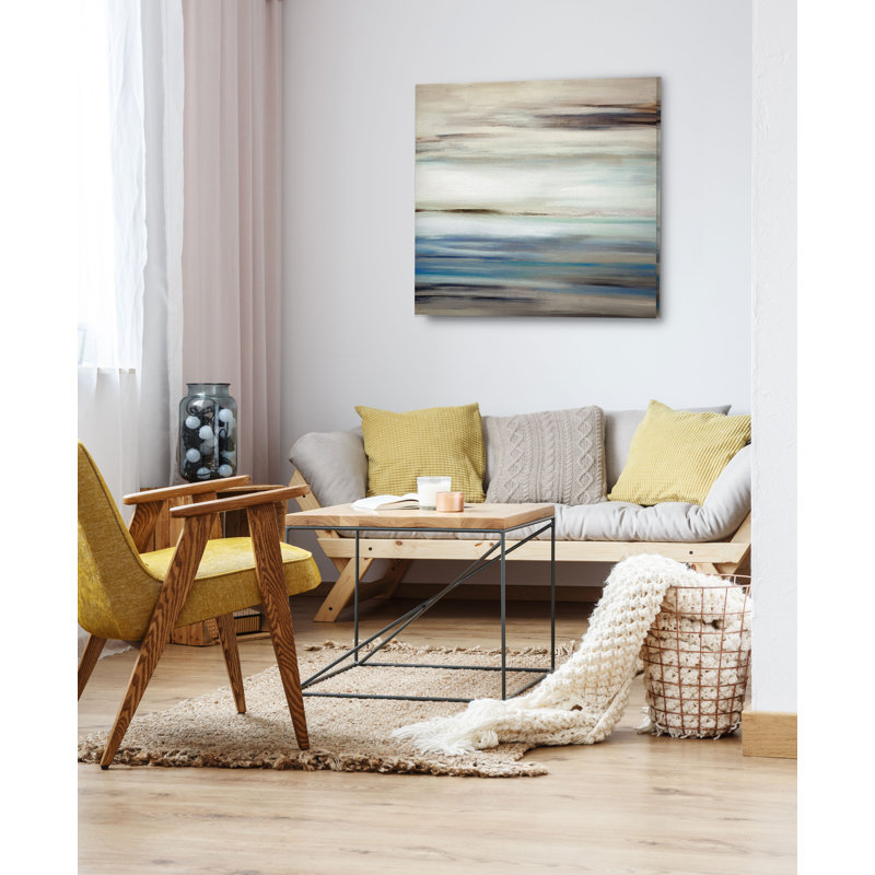 « sanibel lever », peinture sur toile tendue, H 32 po x l 32 po x P 1,5 po