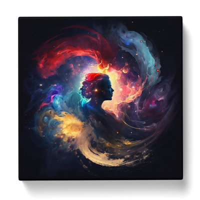 Galaxy Gestural Art - Print