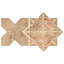 Tech Land Star & Cross Fire 6" x 12" Porcelain Singular Wall Floor Use Tile