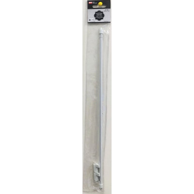 (18-28 po) Tige de ceinture avec support en plastique - blanc