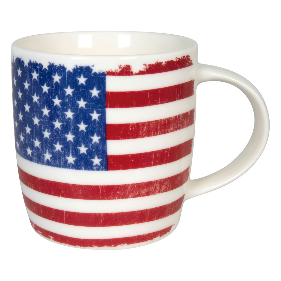 Becher Vintage Flag USA