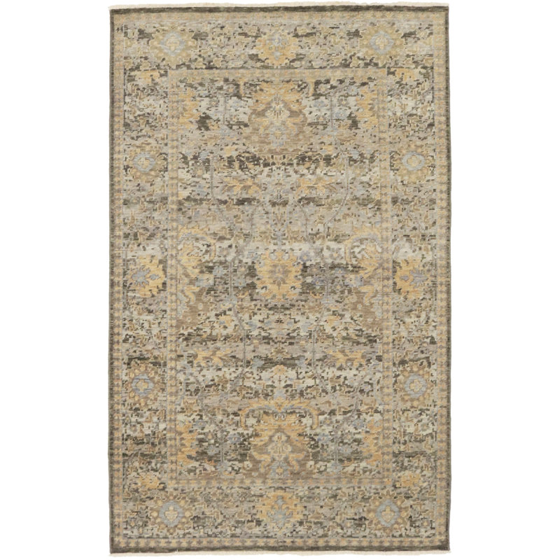 Wool Floral Indoor Rug