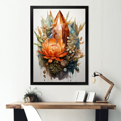 «Colorful Spiritual Stone Pyrite II», art mural sur toile