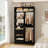 6-Drawer Shoe Cabinet With 72" Wide Hutch & Dual Hanging Rods - Closet Organizer-1274149743