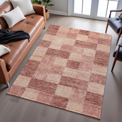 Tapis géométrique de qualité supérieure lavable à la machine Krause AMF1139