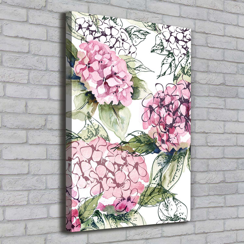 Hydrangea - Wrapped Canvas Print