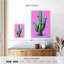 Harnek cactus sur rose vif-108448735