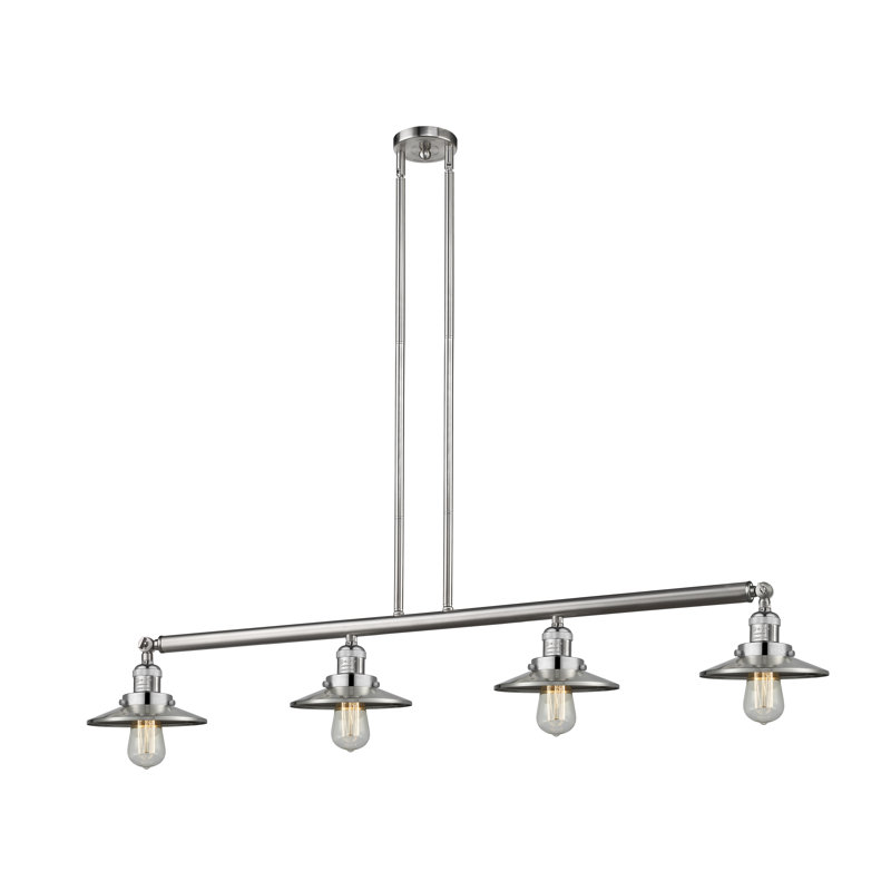 Clintonpark 4 - Light Kitchen Island Pendant, No Bulb Included, Satin Gold
