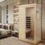 Petite pruche à une personne, porte infrarouge lointaine à droite du sauna intérieur-119416893-124837665