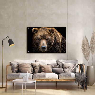 «Brown Bear» par Epic Portfolio, art mural en verre acrylique