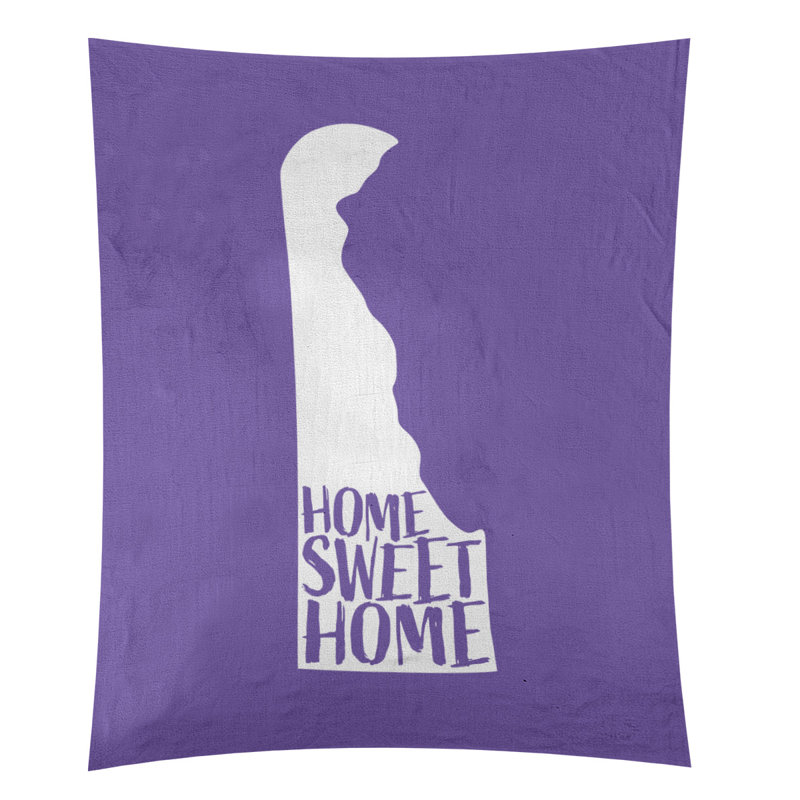 Tapisserie Home Sweet Delaware, H 104 po x l 88 po, Mauve