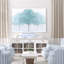 Arbre, bleu, paisible, doux, sur fond blanc, gris-214327949