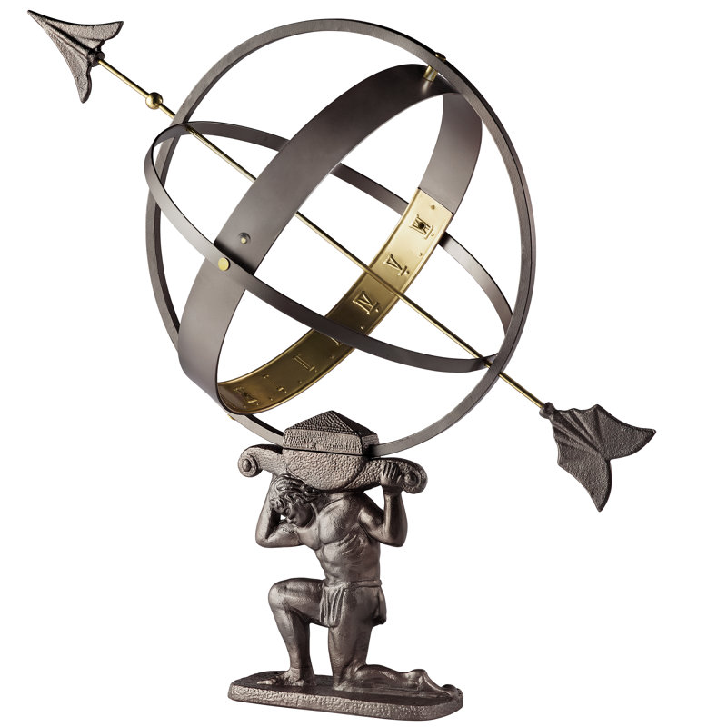 Cadran solaire armillaire Duong Atlas, Gris