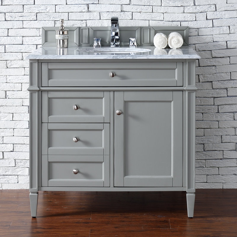 Brittany 36'' W Single Bathroom Vanity Base, Urban Grey
