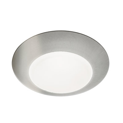 Plafonnier encastré simple à DEL 1 cercle 5,88 po Disc