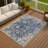 Machine Washable Indoor/Outdoor Matsumura ACN2302 Global Rug-590852428