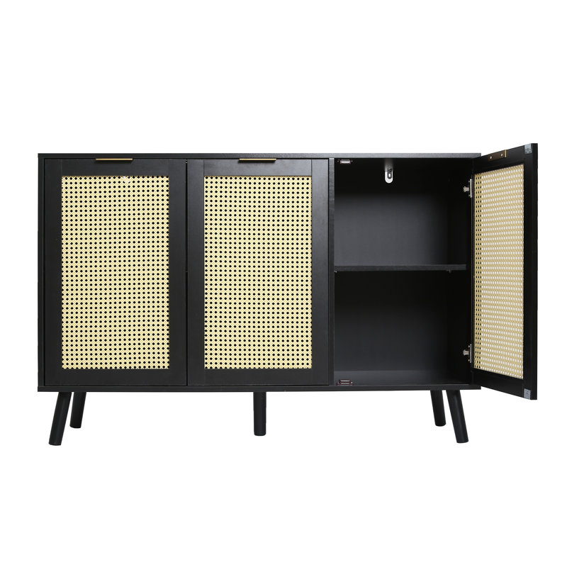 Craven 3-door Cane Cabinet