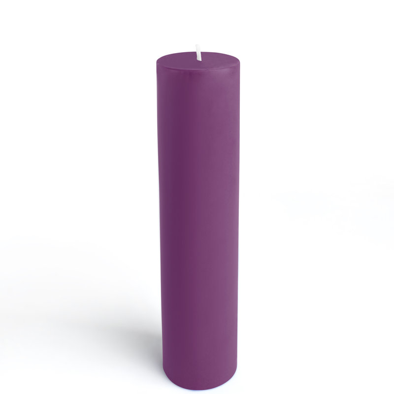 Bougie flottante non parfumée, 12, Violet, 2 po x 9 po