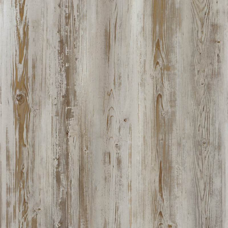 Plancher de vinyle imperméable à l'eau 7,2 po x 48 po x 5 mm Silverlake, Aspen Pine