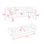 Canapé convertible de 71 pouces-1438774013
