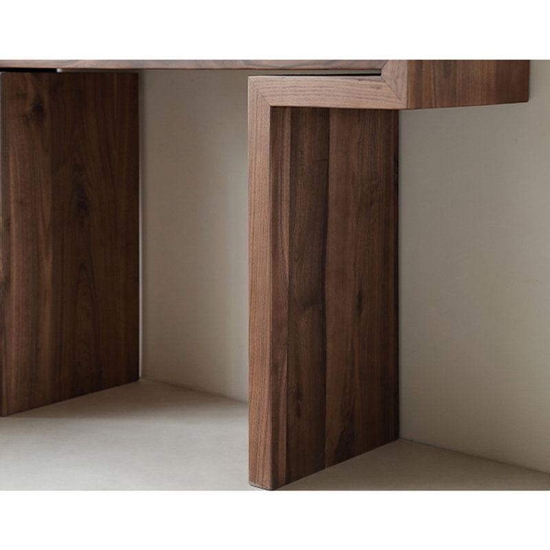 Table de véranda en bois massif de style moderne, H 31,5 po x l 55 po x P 15,7 po