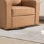 Fauteuil d'appoint pivotant l 33,7 po, fauteuil rembourré avec rangement-2141291543