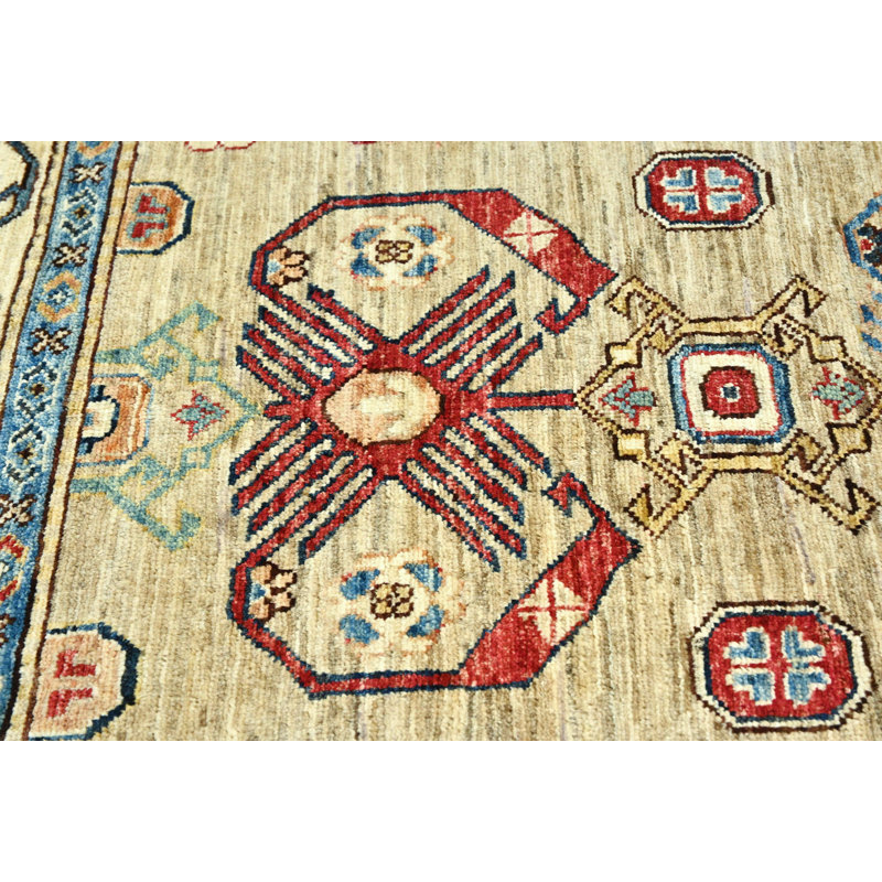 One-of-a-Kind 4' x 6'1" New Age Area Rug in Beige