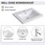 Ensemble de meuble-lavabo simple 48 po avec plateau en résine Bellmead-570061005