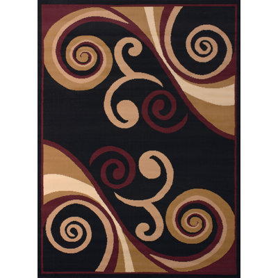 Bailes Synthetic Abstract Indoor Rug