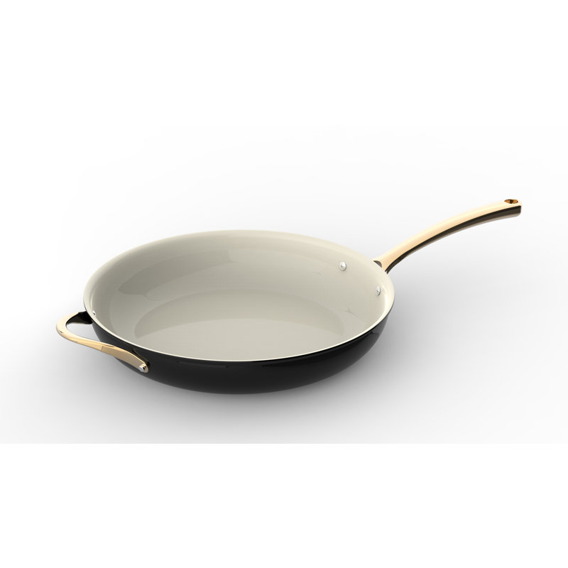 NutriChef 14 in. Non Stick Aluminum Frying Pan