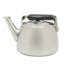 Sur La Table Kitchen Essential Large 2 QT Heavy Gauge Brushed Stainless Steel Whistling Tea Kettle