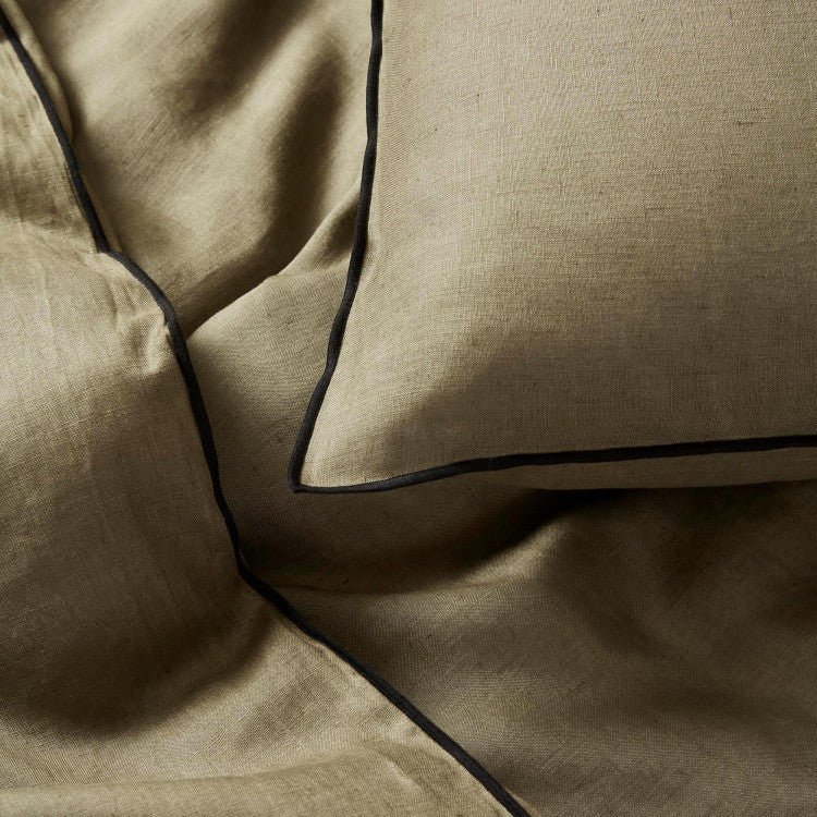 Carlina Solid Colour Duvet Cover, 140 x 200 cm, Green
