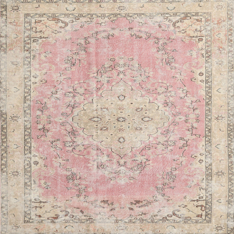 Aykeg Oriental Indoor Rug, Square 6'