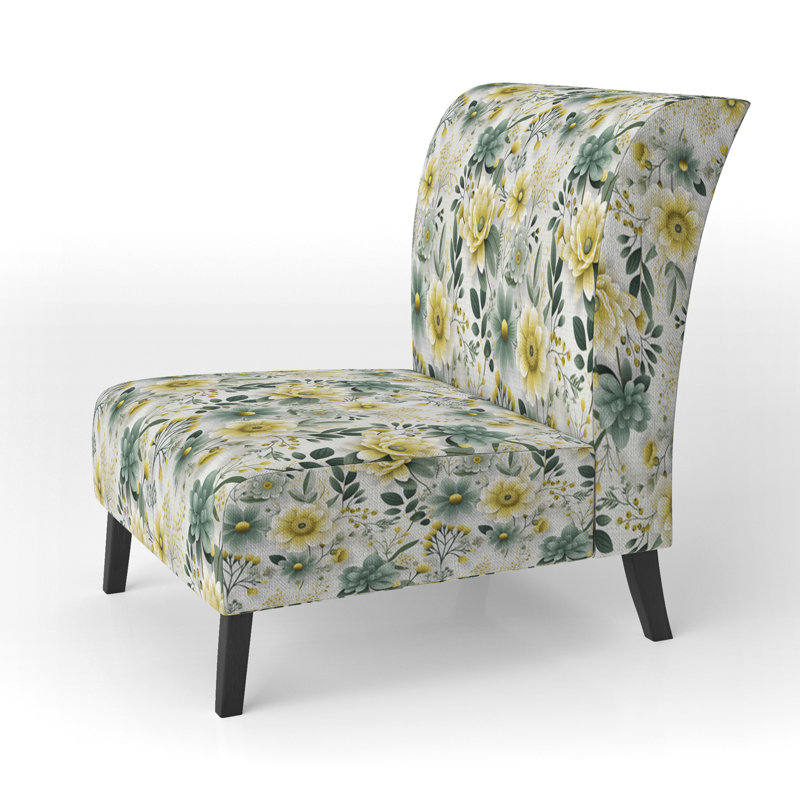 Fauteuil de chambre Green Boho Chic Floral
